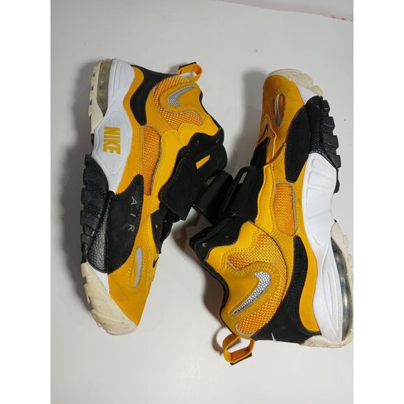 Nike Air Zoom Turf Jet 97 Men's Size [9.5] Black Yellow Retro Training Shoes - Picture 7 of 10